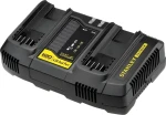 Stanley V20 SFMCB24-QW čierno-žltá / Rýchlonabíjačka / 18V / 4A / 2 sloty (SFMCB24-QW)
