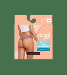 Dámske nohavičky ZERO Modal 2.0 Hipstring 2P - BLACK - čierne 0004 - SLOGGI BLACK S