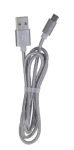 ALIGATOR TUBA 2A nabíjací kábel microUSB sivý (DAKT008)