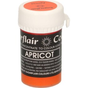 Gélová farba apricot 25 g - Sugarflair - Sugarflair