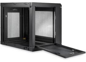 StarTech Rozvádzač nástenný 9U čierna / Rozvádzač / 600 x 450 mm / nosnosť 90 kg (RK9WALM)