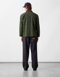 Service Works Patterned Easy Chef Shirt Green Leopard M