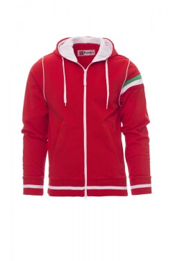 Mikina Payper NEVADA Farba: Červená/ Biela, Veľkosť: XL (001270001103006XL)
