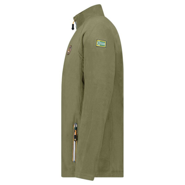 Geografické Nórsko Tugim FZ DB 224 M WY7446H/GN-Khaki Mikina S