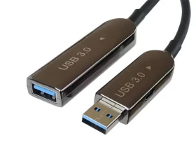 PremiumCord predlžovací optický AOC kábel USB 3.0/2.0 A(M)-A(F) / 7 m (ku3fiber07)