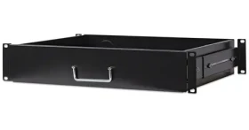 Intellinet Výsuvná zásuvka do racku 19" čierna / Zásuvka do racku / 2U / hĺbka 350 mm / nosnosť 30 kg (714938)