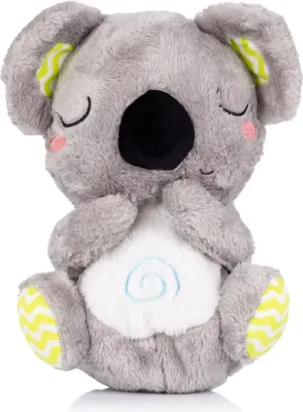 CHIPOLINO Plyšová dýchajúca hračka s hudbou Koala Green,Grey