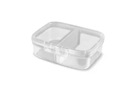 Curver Snap Box Plastová dóza na potraviny s prepážkou 1.8 l číra (252916)