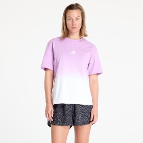 Tričko adidas All Szn Loose Dip Dye T-Shirt White/ Bliss Lilac M