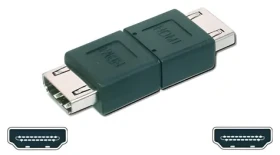 Digitus HDMI A čierna / Spojka / Samica/samica / HDMI (AK-330500-000-S)