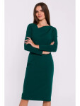 Dámske šaty S376 Tmavo zelená - Stylove L tmavě zelená