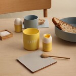Desing Leters porcelánový stojanček na vajce yellow set 2 ks