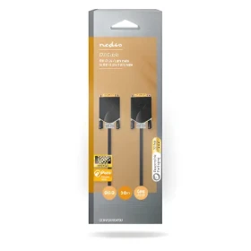 Nedis DVI-D 24+1 antracit / Kábel / Zástrčka-Zástrčka / 3 m / 2560x1600 / pozlátené konektory (CCBW32000AT30)