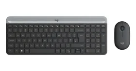Logitech MK470 Slim grafitová / Set klávesnice s myšou / Bezdrôtový / ES layout (920-009198)