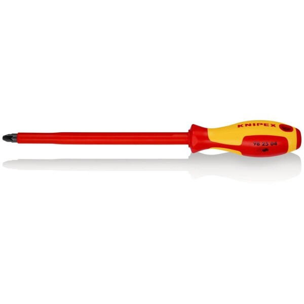 Knipex KNIPEX 98 25 04 VDE krížový skrutkovač PZ 4 Dĺžka drieku: 200 mm DIN EN 60900; 98 25 04