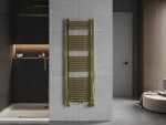 MEXEN - Ares vykurovací rebrík/radiátor 1500 x 500 mm, 497 W, zlatá W102-1500-500-00-50