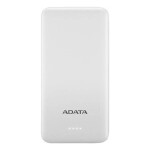 ADATA T10000 Power Bank 10000mAh biela / 2x USB / 5V / 2A / dopredaj (AT10000-USBA-CWH)