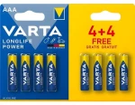 Varta Longlife Power AAA 8 ks (4+4) / Batéria / 1.5V / alkalická (409665,00)