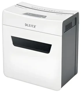 Leitz IQ Protect Premium 6X biela / Skartovač / P4 / Krížový rez 4×28 mm / 6 listov / 10 l (80900000)
