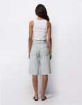 Yerse Indigo Blue Denim Bermuda Shorts 056 INDIGO XS