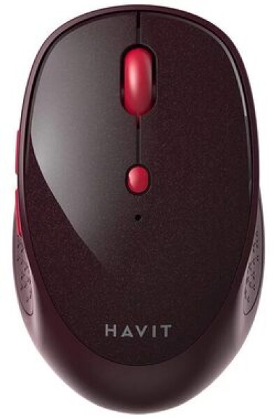 Havit MS76GT PLUS červená / Bezdrôtová myš / optická / 1600DPI / USB prijímač (MS76GT plus red)