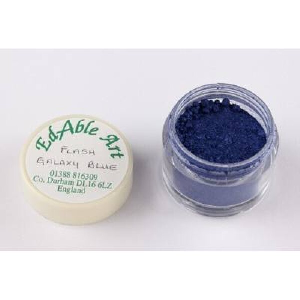 Prachová farba Flash Galaxy Blue - Edable Art - Edable Art