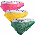 Tommy Hilfiger 3Pack tangá nohavičky UW0UW025220Y0 Yellow/Green/Pink