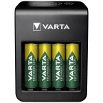 Varta LCD Plug Charger+ 4x 56706 nabíjačka na okrúhle akumulátory NiMH micro (AAA), mignon (AA), 9 V blok; 57687101441