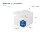 Termoboxy CZ & SK Polystyrénový termobox 3,7L/3kg