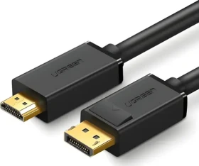 Ugreen 10203 DisplayPort - HDMI 3M čierna / Kábel / 4K (3840×2160) (10203)