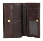 Dámska kožená peňaženka Lagen V62 Dark brown