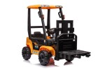 Mamido Detský elektrický vysokozdvižný vozík JCB žltý