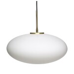 Hübsch Závesný luster White & Gold Lamp