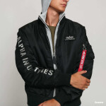 Bunda Alpha Industries MA-1 D-Tec SE Black / Grey L