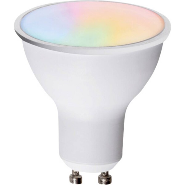 Kanlux LED žiarovka S GU10 4,7W RGBCCT, GU10, 4.7 W, chladná biela, RGB, teplá biela, biela, třída F (A - G), 33643; 33643
