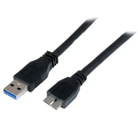 StarTech kábel USB-A - Micro-USB 3.0 čierna / Kábel / USB 3.2 Gen 1 (5 Gbit/s) / 1 m (USB3CAUB1M)
