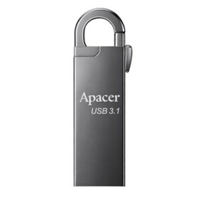 Apacer AH15A 32GB strieborná / USB flash disk / USB 3.0 (3.1 Gen 1) / s karabínkou (AP32GAH15AA-1)