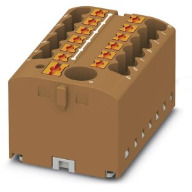 Phoenix Contact 3273362 blok rozvádzača 40.6 mm pružinová svorka hnedá 8 ks; 3273362