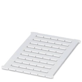Flat zack marker sheet ZBFM 8/WH:UNBEDRUCKT 0800734 Phoenix Contact; 0800734