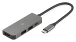 Aiino Essential / USB-C Hub / 4in1 / pre MacBook a iPad (AI4HUBV2-SG)