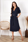 Merce Dress Gala Navy Blue