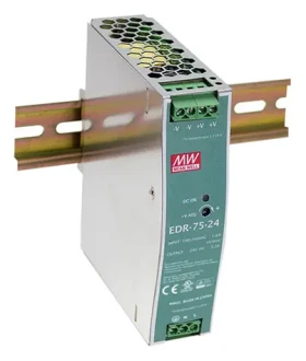 LevelOne POW-2431 strieborná / Napájací zdroj / DIN lišta / 90-264 V AC / 24V/75W / -20 až 60 °C (POW-2431)