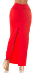 Sexy Koucla Maxi Skirt with Ring detail red L