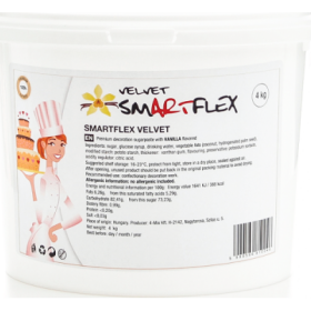 Smartflex Velvet Vanilka 4 kg (Potahovacia a modelovacia hmota na torty) 0043 dortis - Smartflex - Smartflex