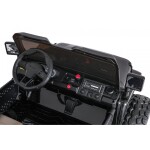 Mamido Elektrické autíčko Extreme Sport 4x4 s premenlivou veľkosťou čiernej
