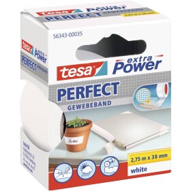 Tesa PERFECT 56343-00035-03 páska so skleným vláknom tesa® Extra Power biela (d x š) 2.75 m x 38 mm 1 ks; 56343-00035-03