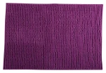 MSV CHENILLE kúpeľňová predložka 40 x 60 cm fialová / mikrovlákno / protišmyková