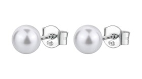 Brosway Strieborné náušnice s umelou perlou Infinite White Fancy FIW142