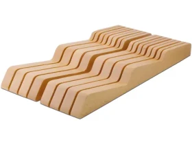Wüsthof Organizér na nože veľký / Bukové drevo / Až 14 nožov / Do zásuvky / 43 × 22 × 5 cm (2159621501)