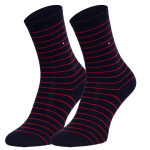 Ponožky Tommy Hilfiger 2Pack 100001494007 Navy Blue/Red 35-38